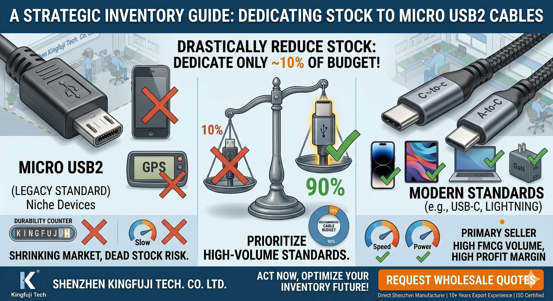 A small, trapezoid-shaped Micro USB connector