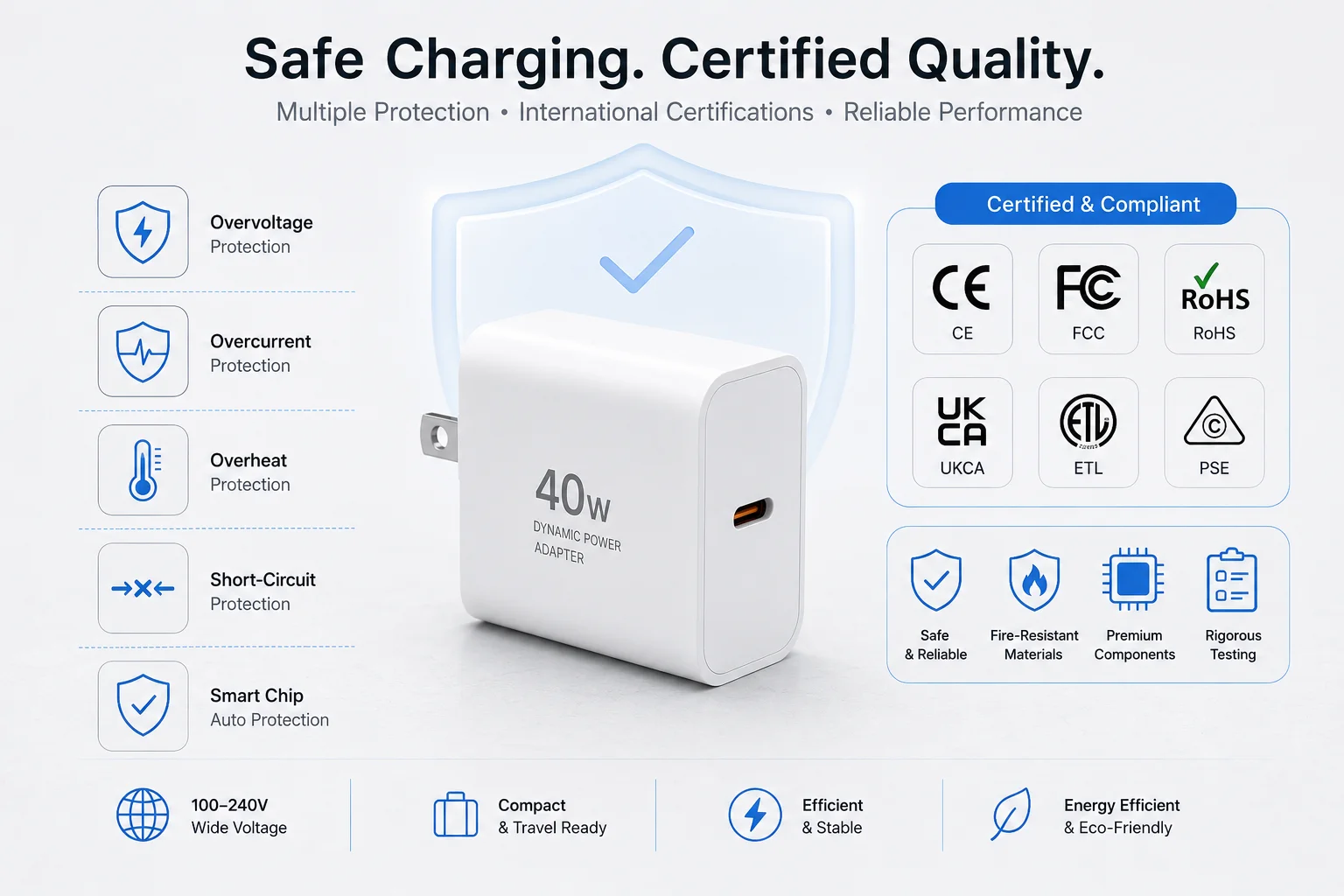 40W USB C Power Adapter 40W USB C power adapter