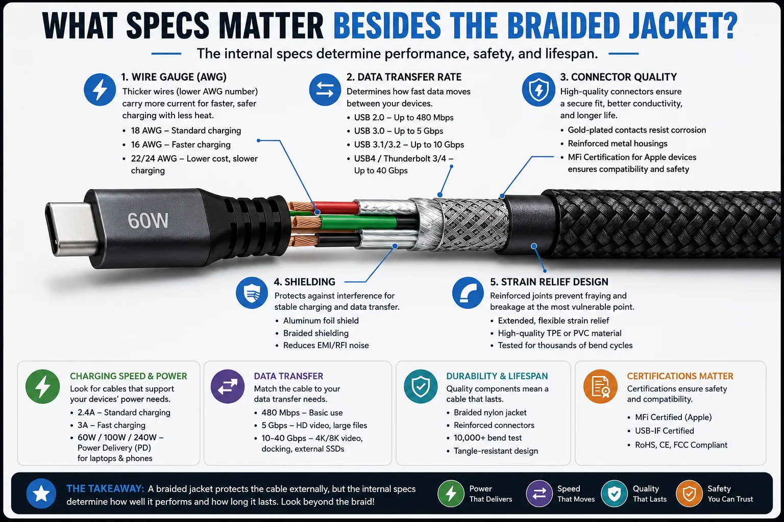 infographic showing the internal specs of a usb cable