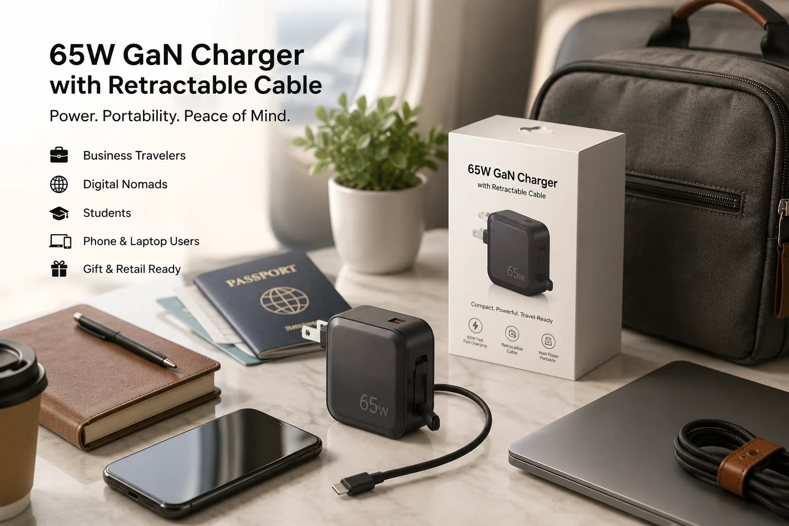 buyers for retractable GaN charger buyers for retractable GaN charger