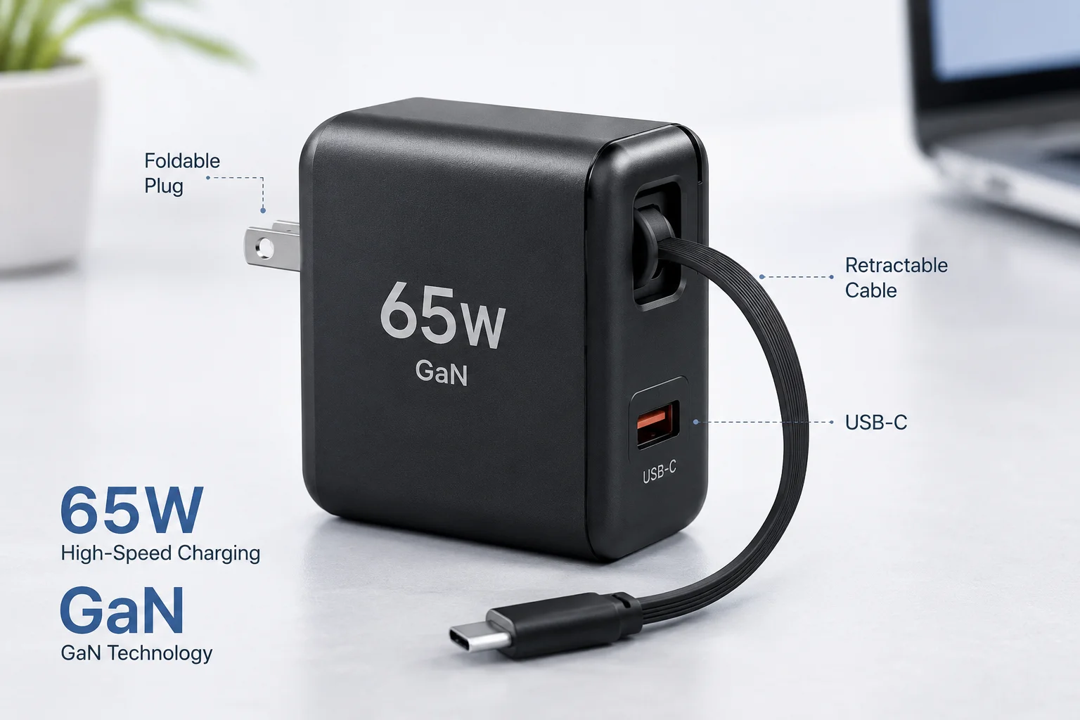 65W GaN charger structure 65W GaN charger structure