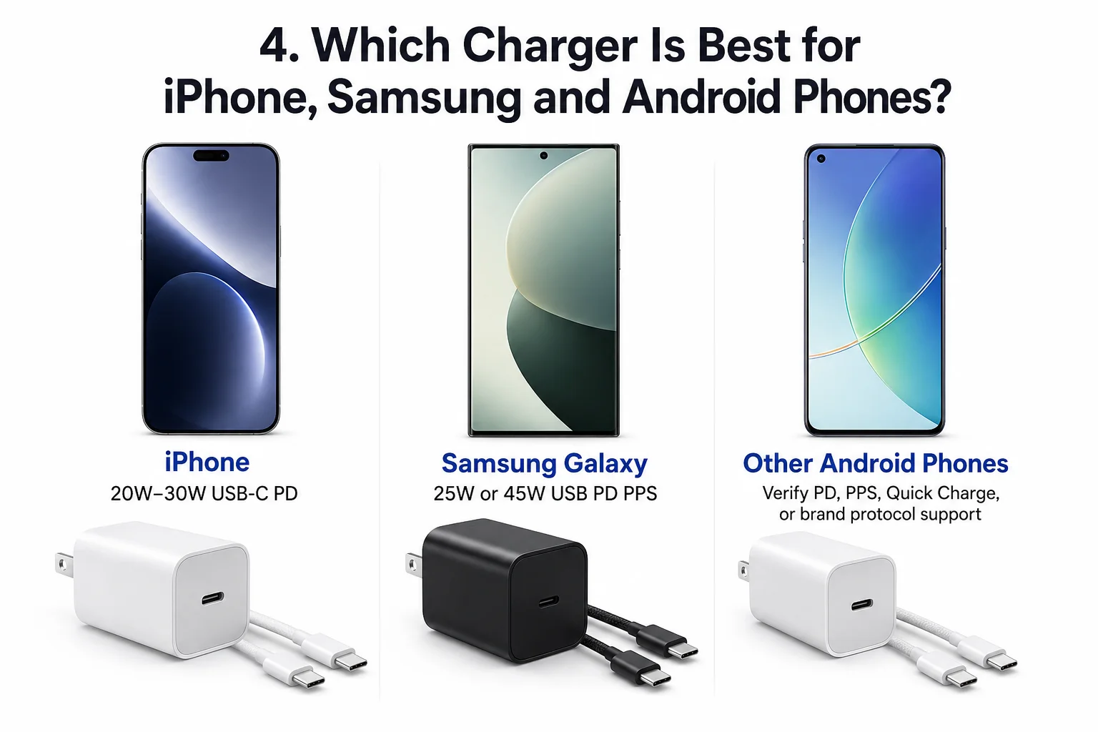 GaN charger heat management