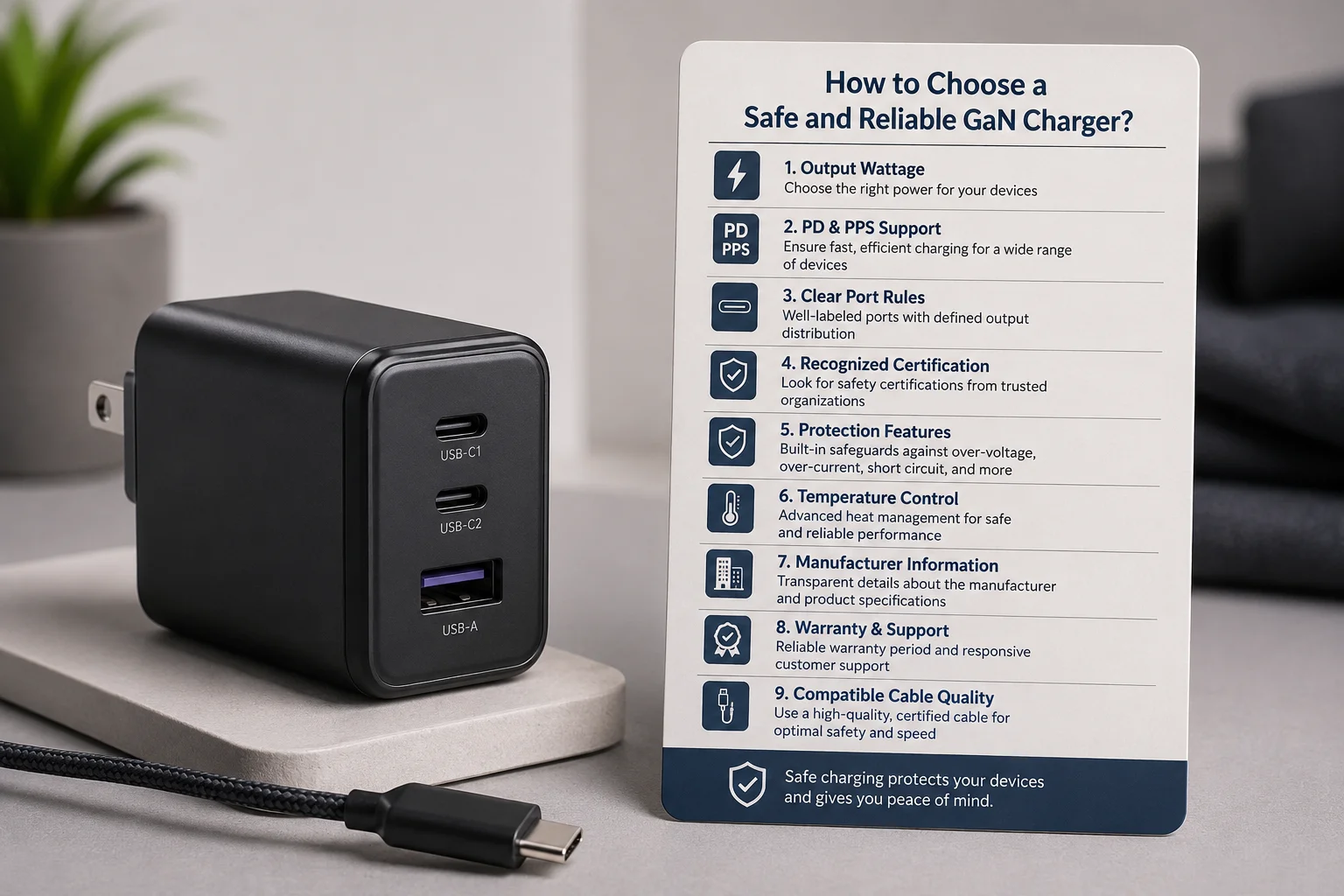 safe GaN charger safe GaN charger