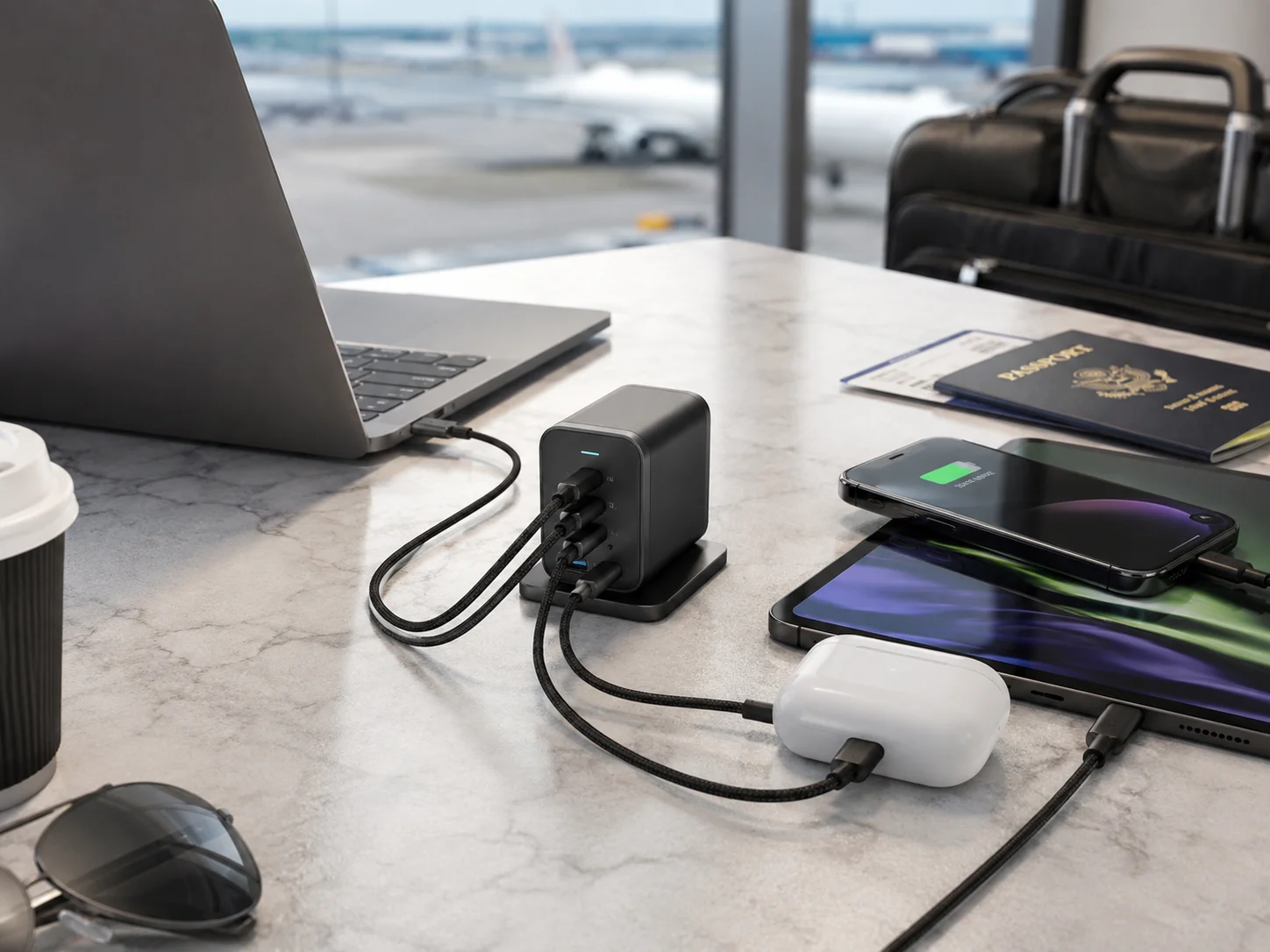 fast charging multi device GaN charger GaN charger for travel