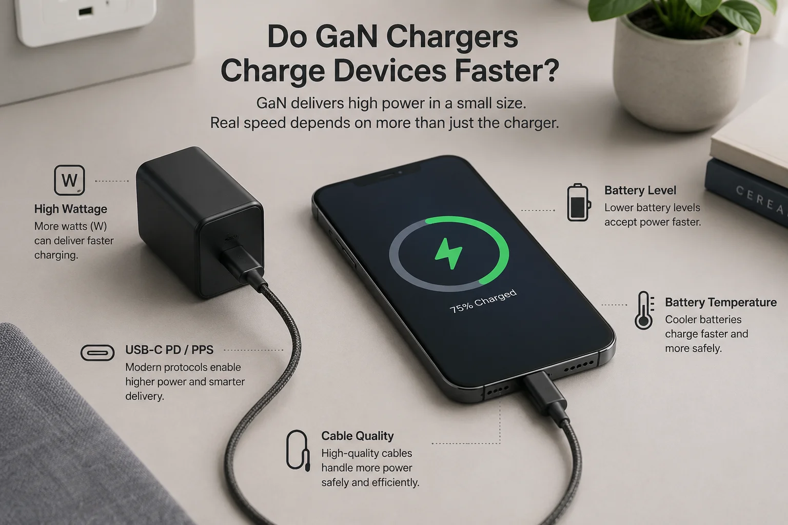 GaN charger speed GaN charger speed