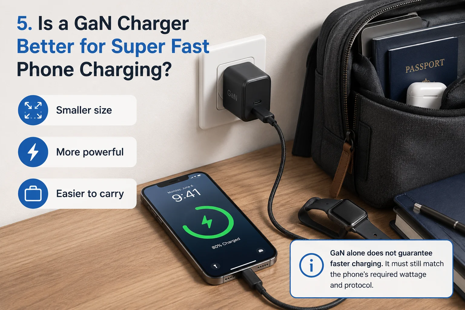 fast charging GaN charger