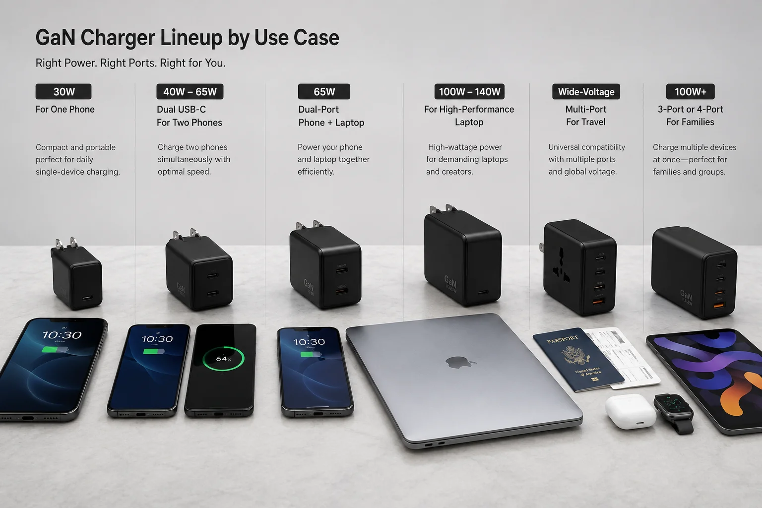 GaN charger recommendations by use case GaN charger recommendations by use case