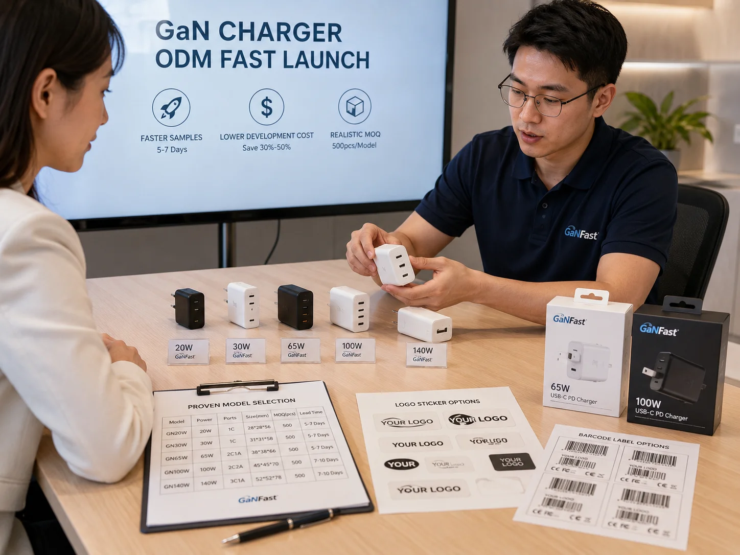 GaN charger ODM fast launch