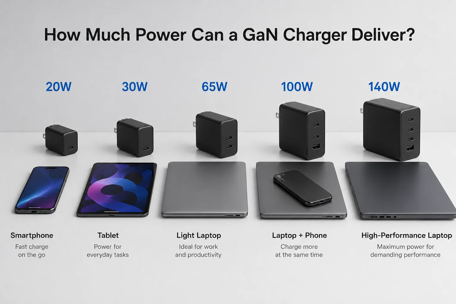 GaN charger wattage GaN charger wattage