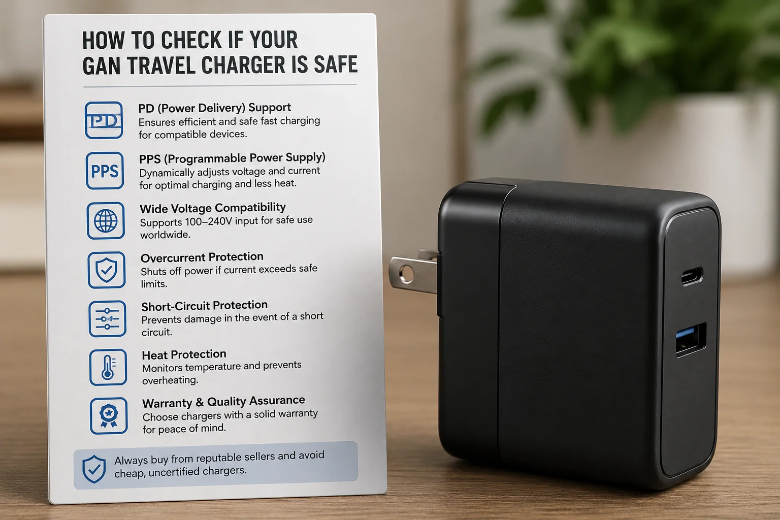 safe GaN travel charger certification safe GaN travel charger certification