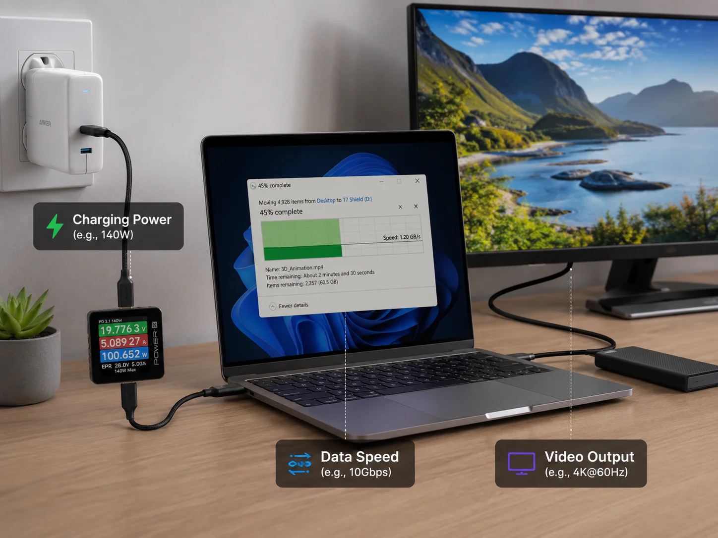 USB-C cable specifications