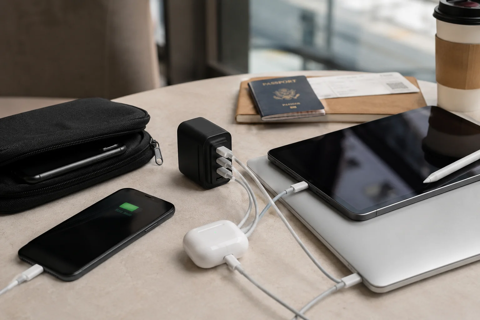 GaN charger for travel devices GaN charger for travel devices
