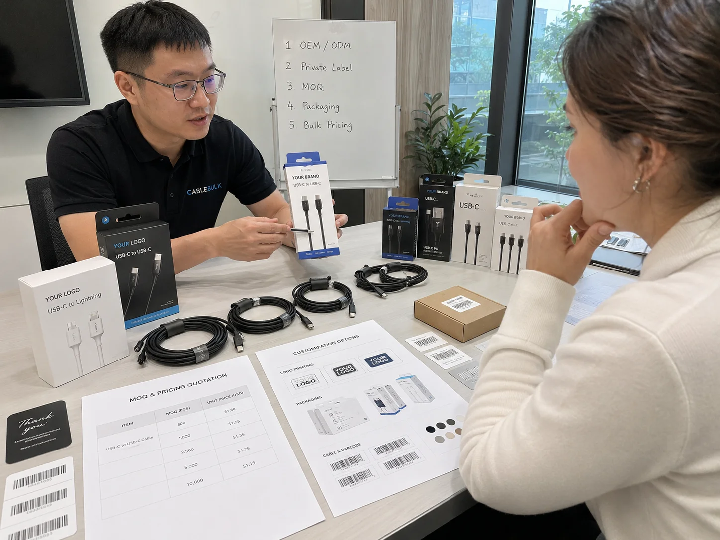 USB-C cable OEM ODM private label