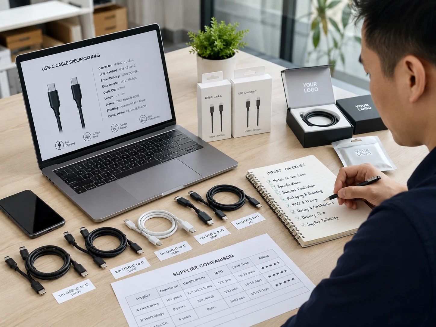 USB-C cable wholesale from China