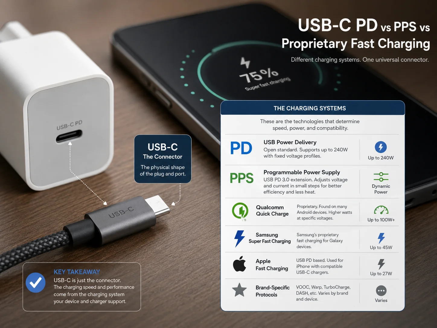 usb c pd pps quick charge fast charging protocol