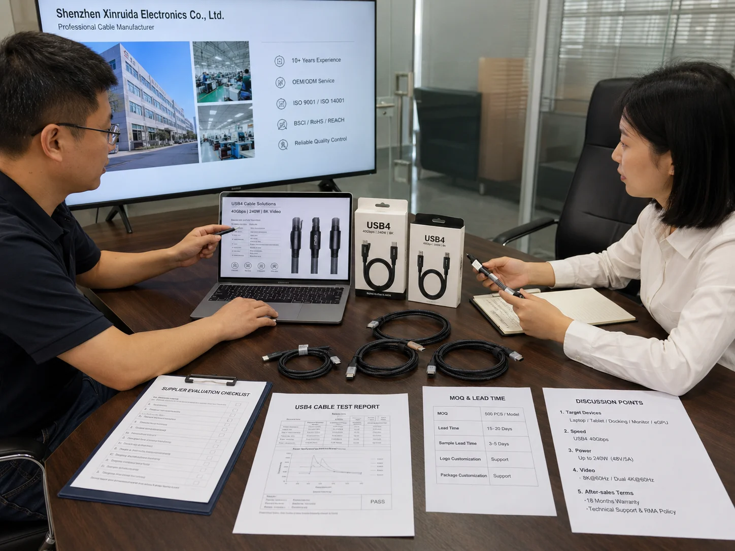 source wholesale USB4 cables from China factory