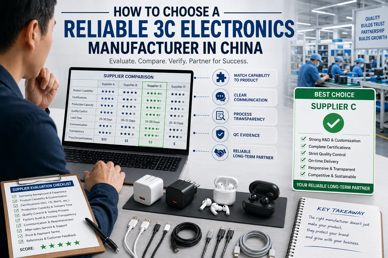 Choosing a Reliable Manufacturer choose reliable 3C manufacturer