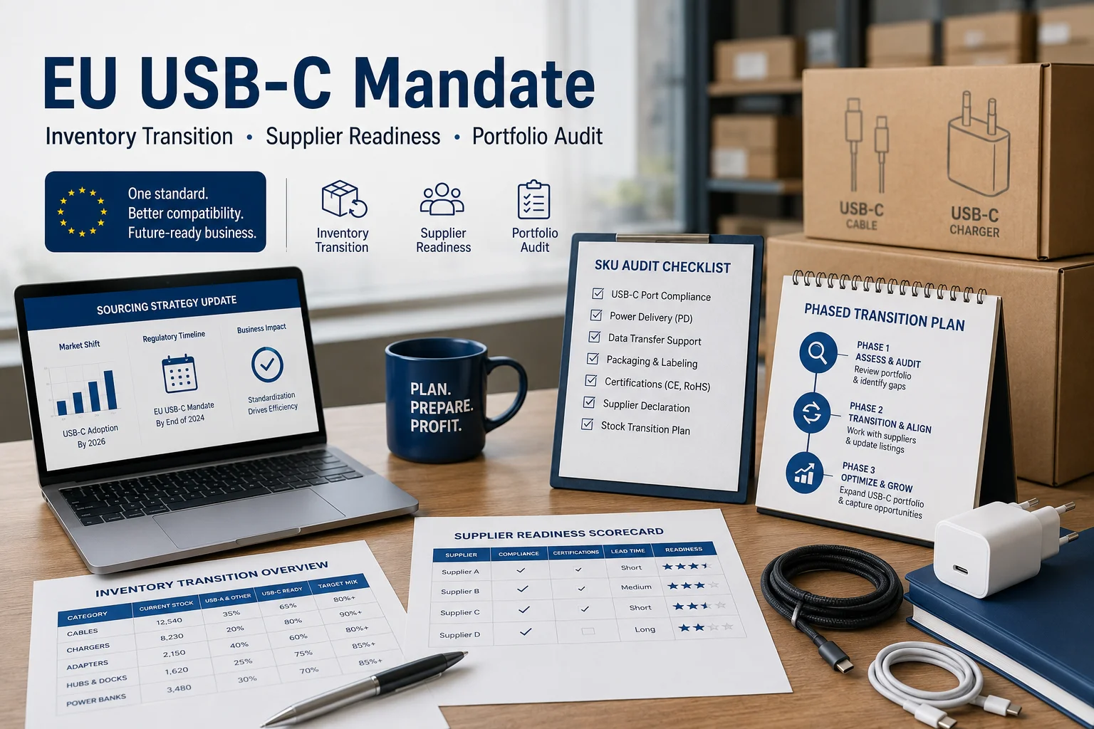 EU USB-C mandate impact on importer sourcing EU USB-C mandate wholesale strategy