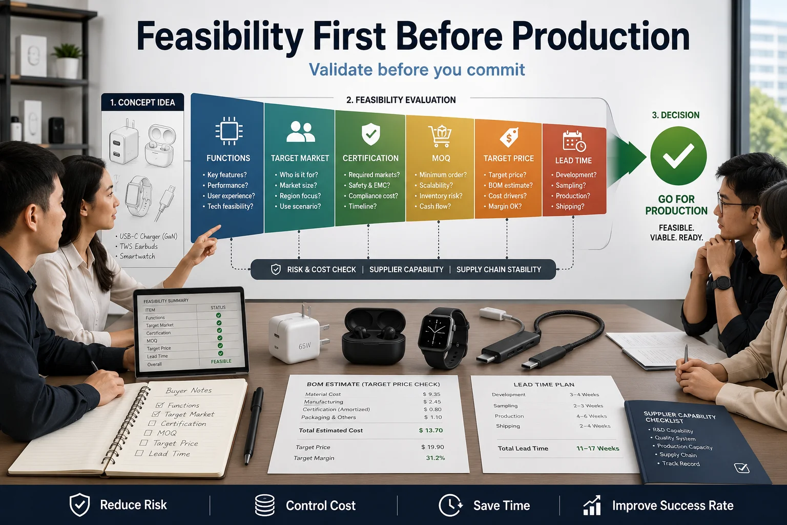 Product Brief and Electronics Prototype electronics OEM process product brief ID design and prototype sample