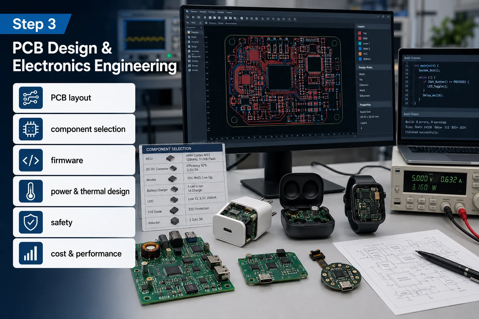 PCB Design for Custom Electronics OEM electronics OEM process PCB design and electronics engineering