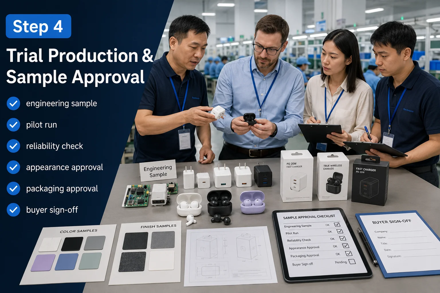 Electronics Trial Production Sample Approval electronics OEM process trial production and sample approval