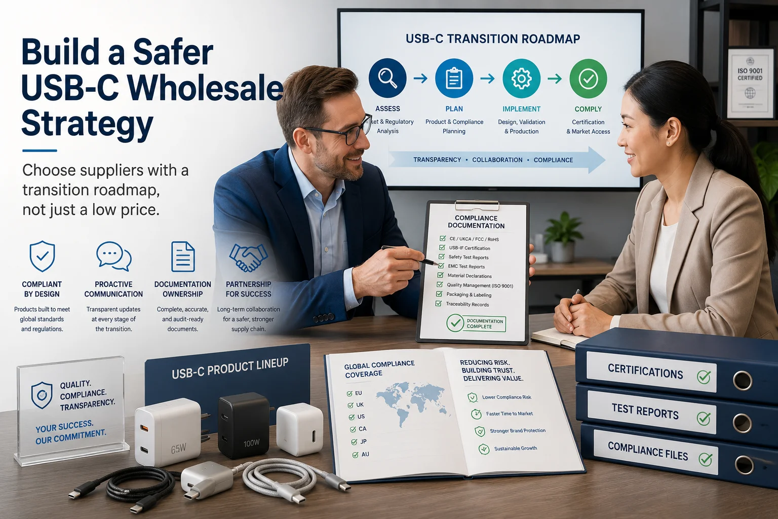 select a reliable USB-C supplier for EU building safer USB-C wholesale strategy