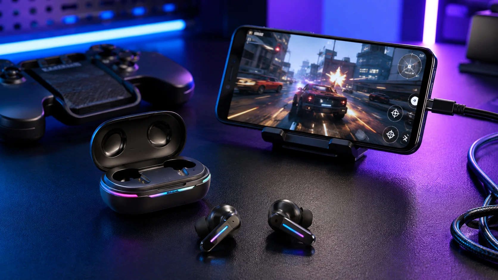 Low-Latency TWS Gaming Earbuds Wholesale Guide Low-latency TWS gaming earbuds for wholesale buyers testing mobile game audio performance