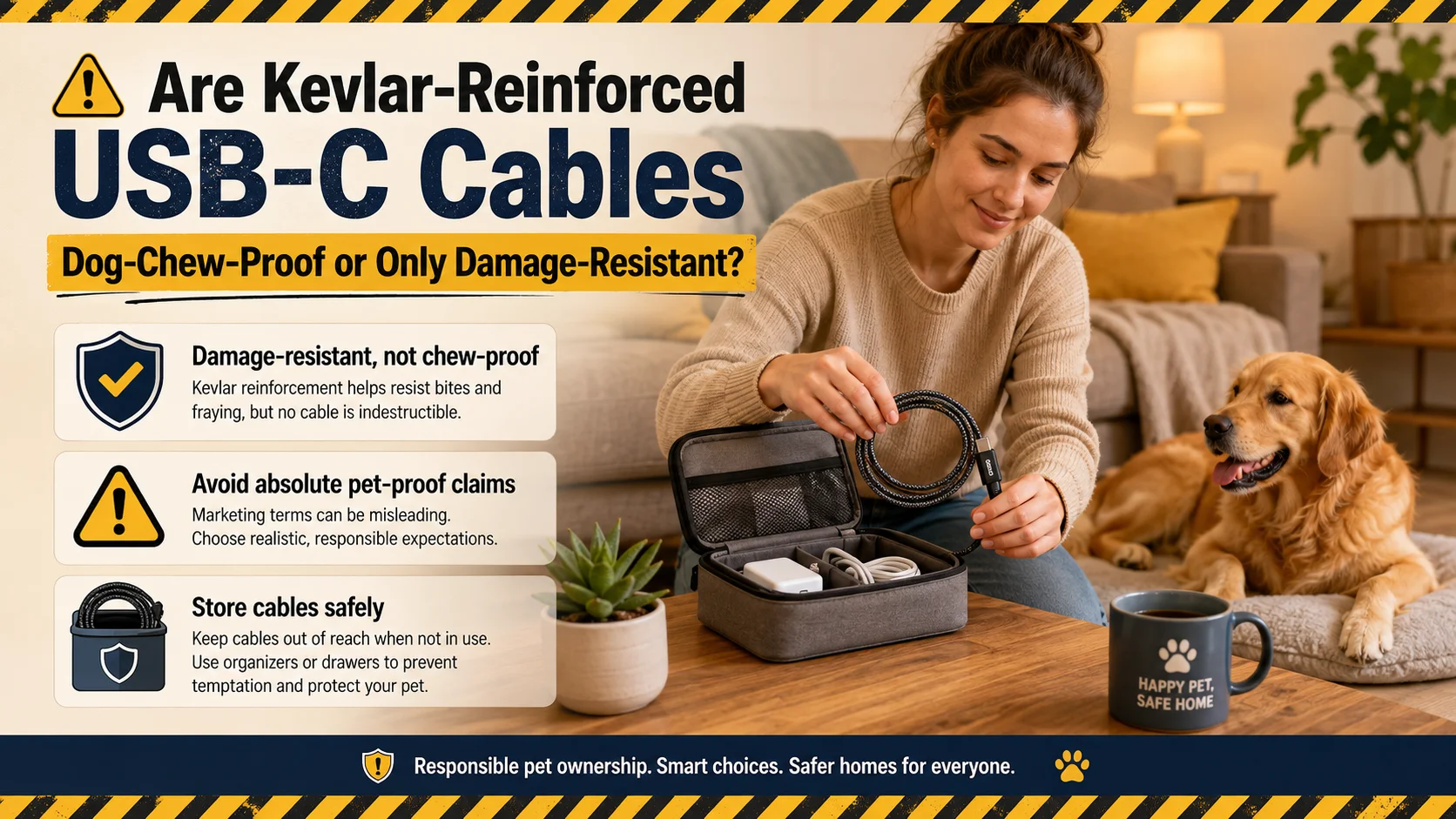Damage-Resistant Kevlar USB-C Cable Kevlar-reinforced USB-C cables designed for damage resistance