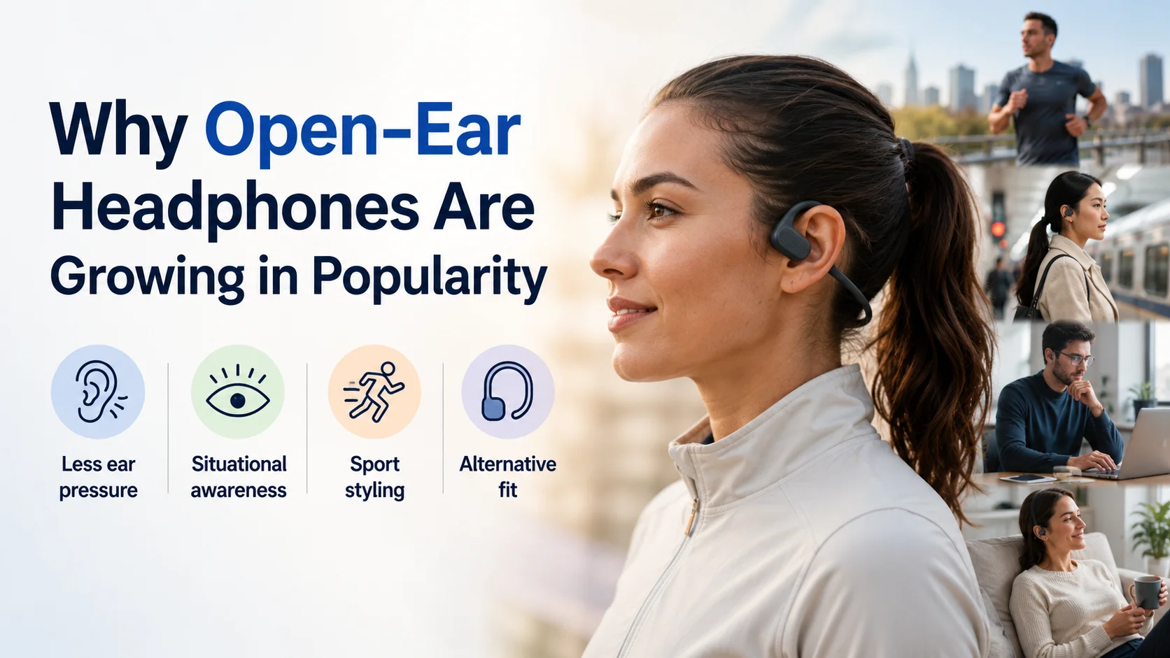 Open-ear headphones popularity among sports and lifestyle consumers