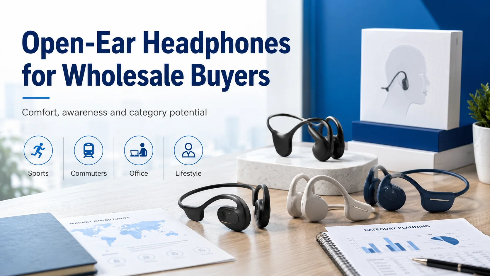 Open-ear headphones wholesale buyer guide for retailers and e-commerce sellers