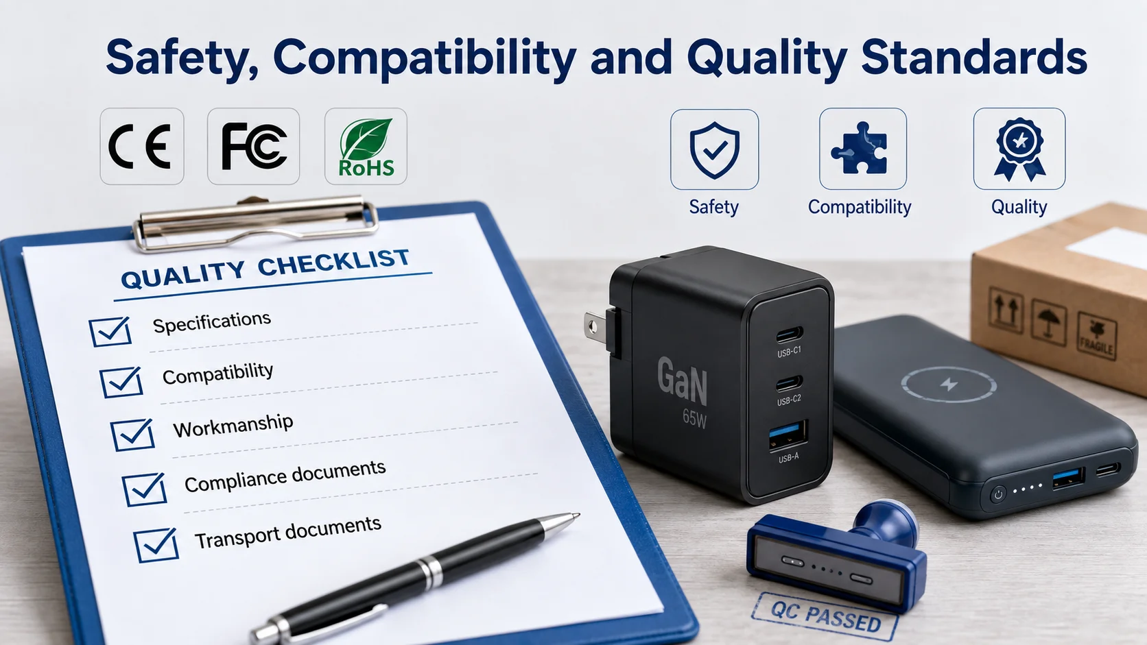 Wholesale 3C electronics for corporate gifting quality control and compliance review