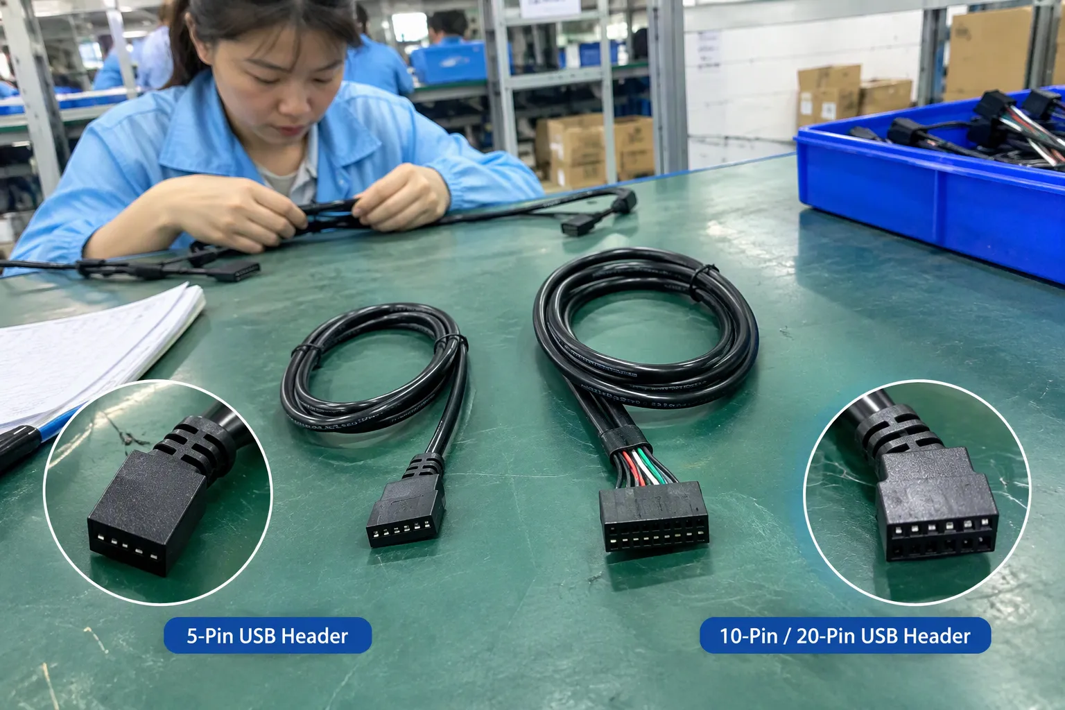USB Header Connectors for Motherboards: Which 5-Pin, 10-Pin, or 20-Pin Option Fits (from section: USB Header Connectors