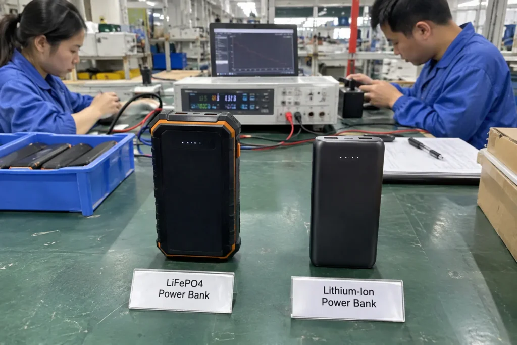 LiFePO4 vs Lithium-Ion Power Banks: Which Lasts Longer in Real Use (from section: LiFePO4 vs Lithium-Ion Power Banks: Wh