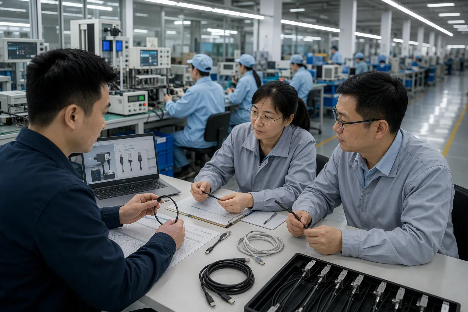 supplier evaluation (from section: USB-C Cable Torsion Is Not a Simple “How Many Bends Can It Survive?” Question) — USB-