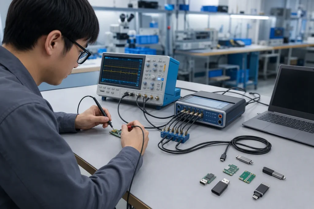 testing (from section: USB-C Pin-Map Testing FAQs) — USB-C Pin-Map Testing FAQs