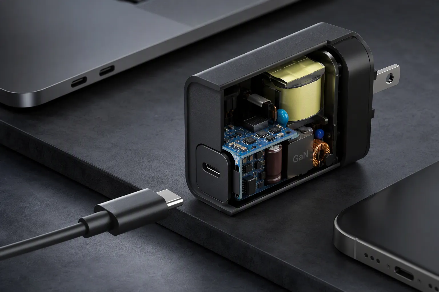 electronics (from section: USB-C connector shape does not prove feature support) — USB-C connector shape does not prove 