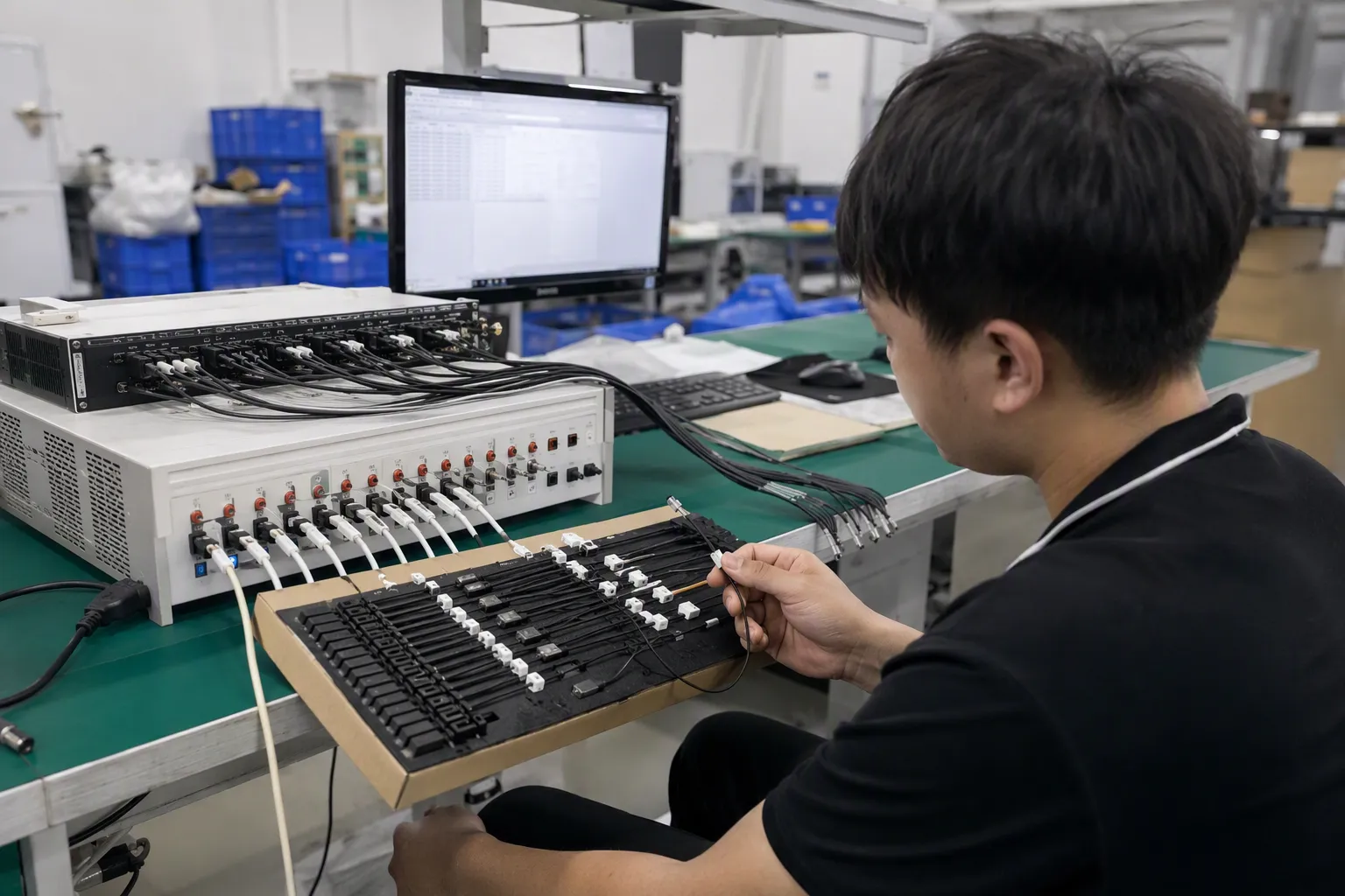 testing (from section: What power-load testing adds to end-of-line USB-C cable testing) — What power-load testing adds t