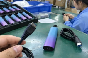 A a USB 3.0 Micro-B connector be identified not by a product title alone, but by its physical shape and device port (fro