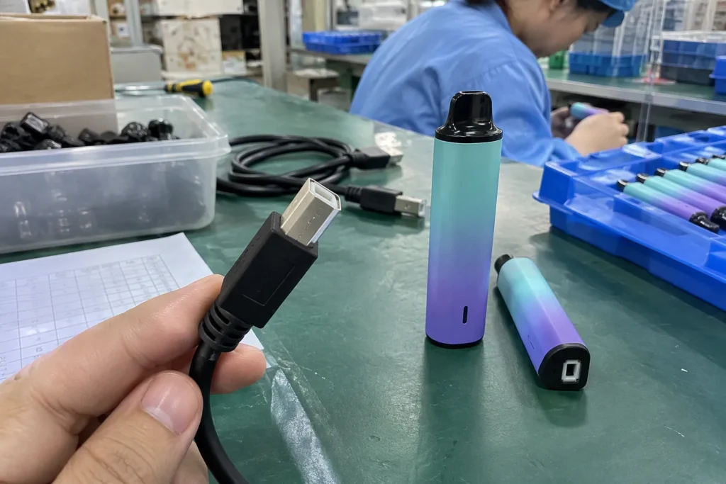 USB-B: A larger square-shaped device connector (from section: USB-B: A larger square-shaped device connector) — USB-B: A