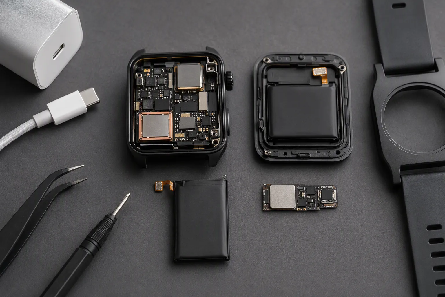USB-C (from section: Battery condition needs its own smartwatch refurbishment checklist) — Battery condition needs its o