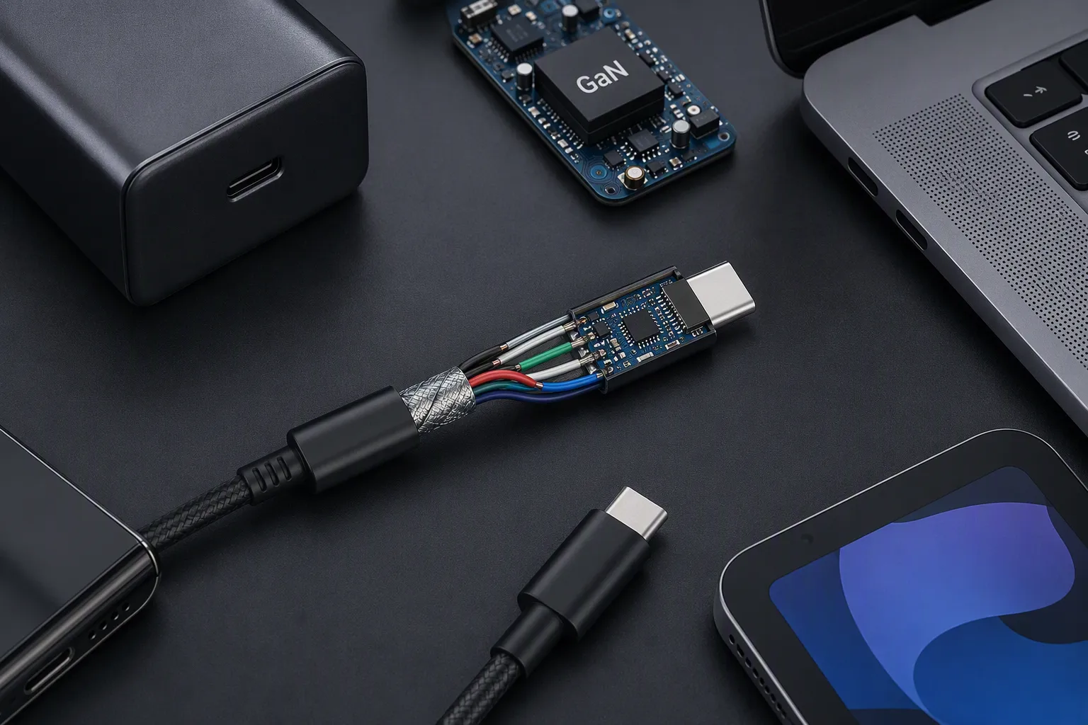 USB-C (from section: Data transfer: charging cables and data cables are not interchangeable categories) — Data transfer: