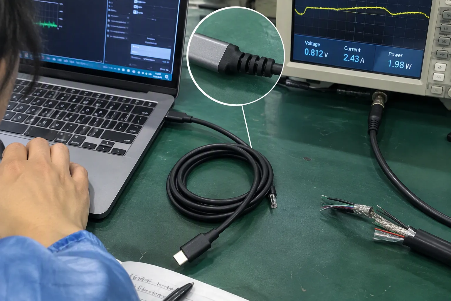 The Fastest Port Cannot Compensate for a Lower-Capability Cable (from section: The Fastest Port Cannot Compensate for a 