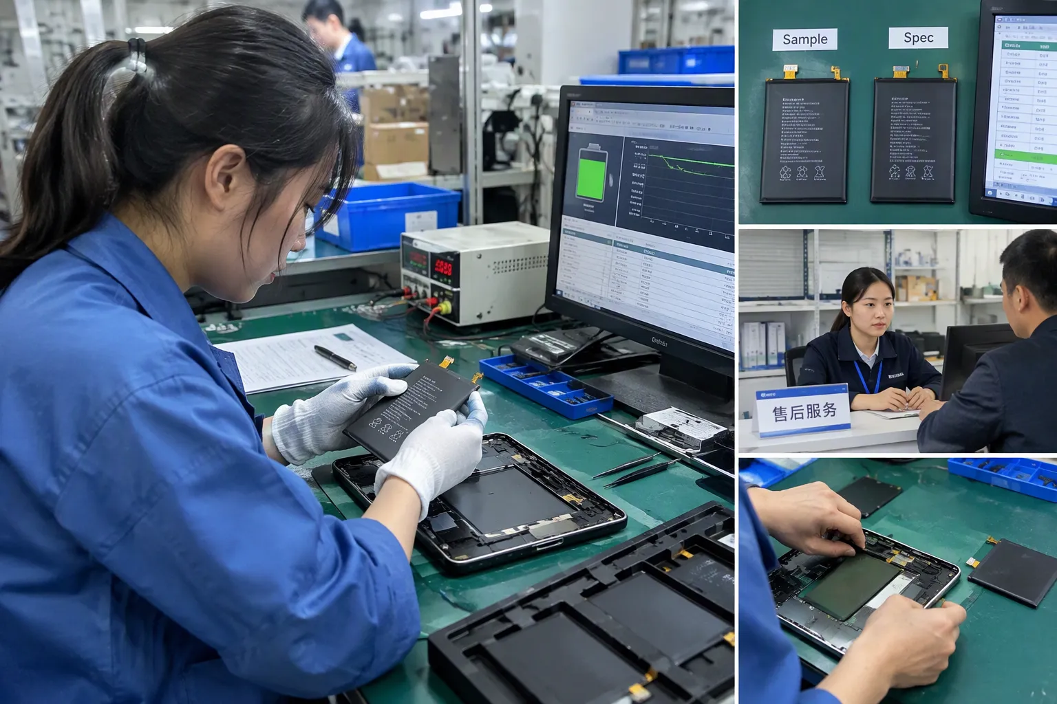 How should I judge battery performance in a sample (from section: How should I judge battery performance in a sample?) —