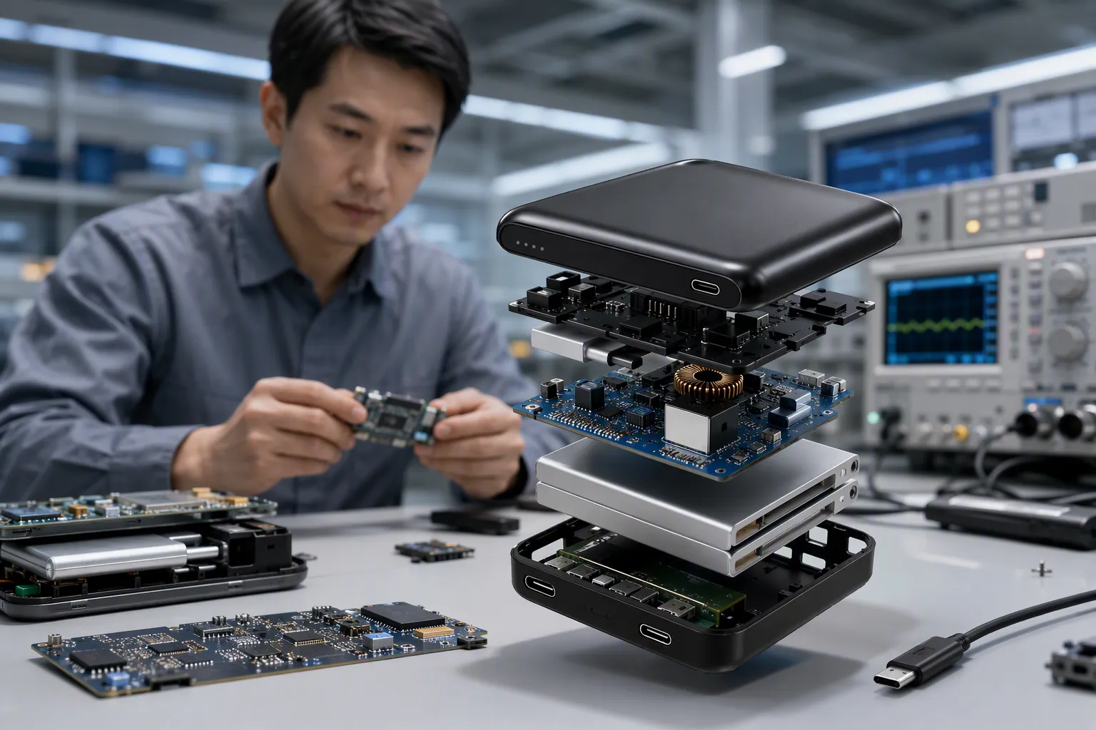 GaN (from section: Can a power bank support fast charging without being marketed as USB-IF certified?) — Can a power ban