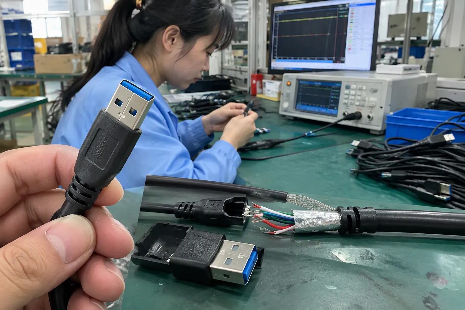 A Practical USB 3.0 Cable Verification Sequence for Buyers (from section: A Practical USB 3.0 Cable Verification Sequenc