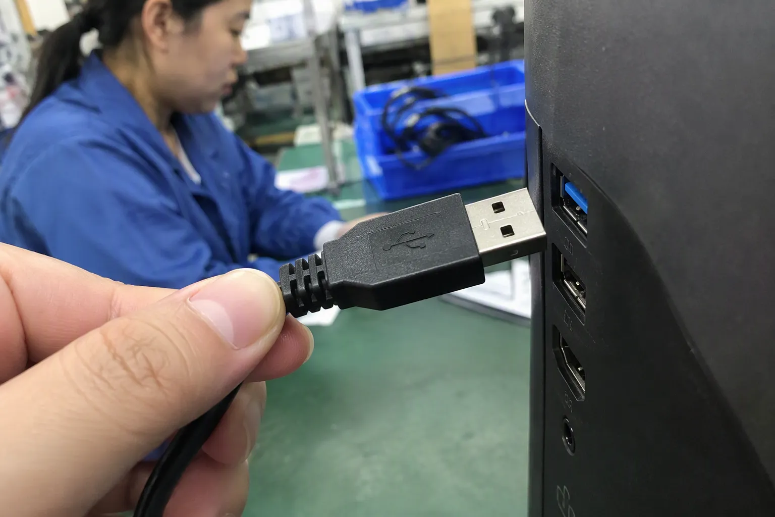 Can I plug a USB 2.0 USB-A cable into a USB 3.0 port (from section: Can I plug a USB 2.0 USB-A cable into a USB 3.0 port