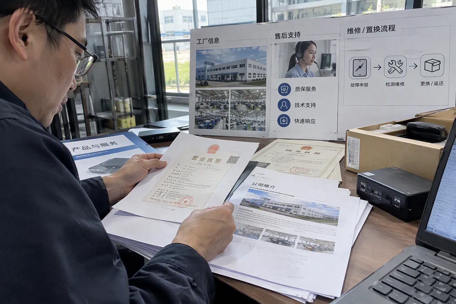 What should an importer ask a Chinese electronics supplier about repair support (from section: What should an importer a