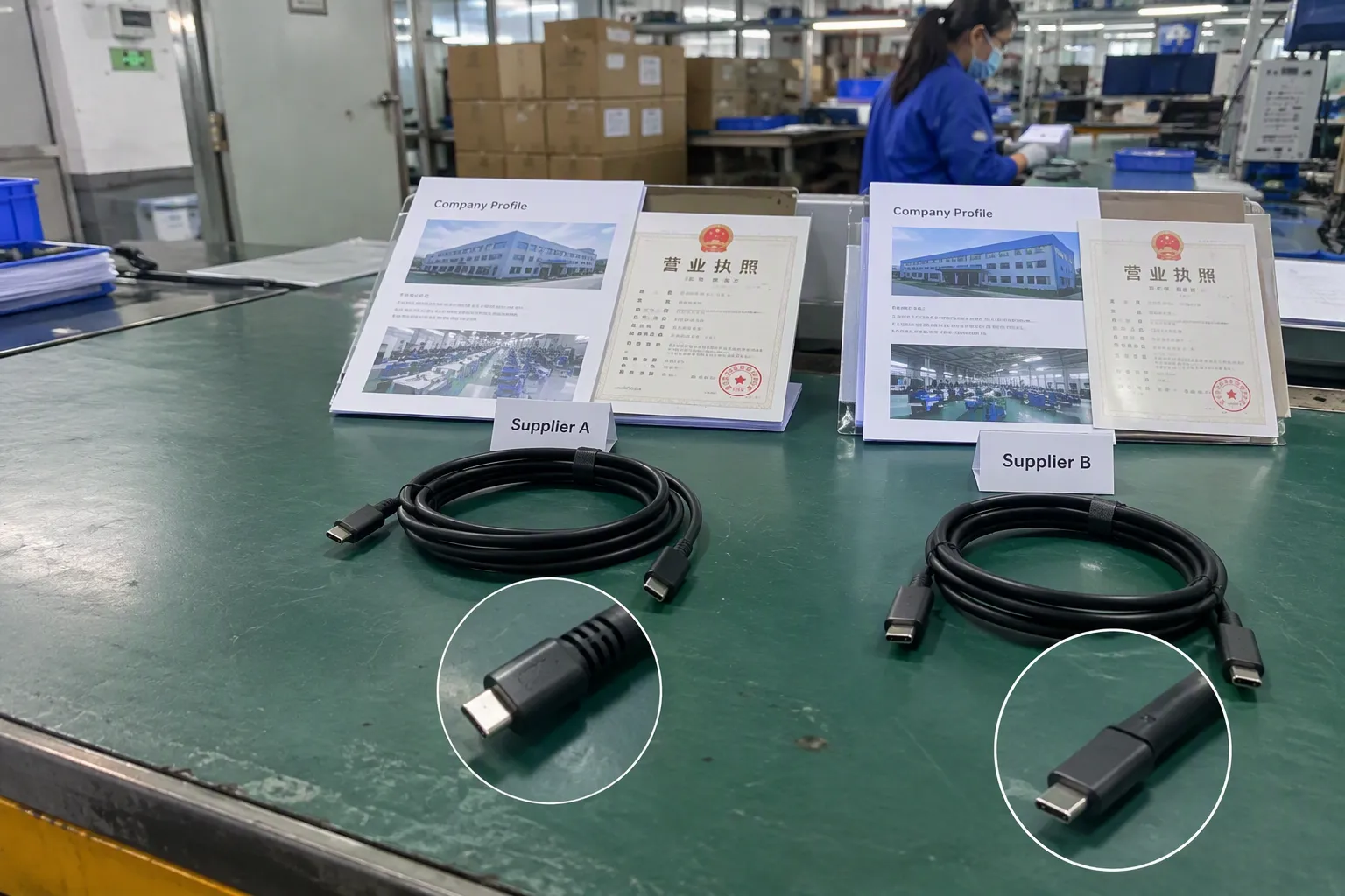 How can I compare suppliers when USB cable claims look similar (from section: How can I compare suppliers when USB cable