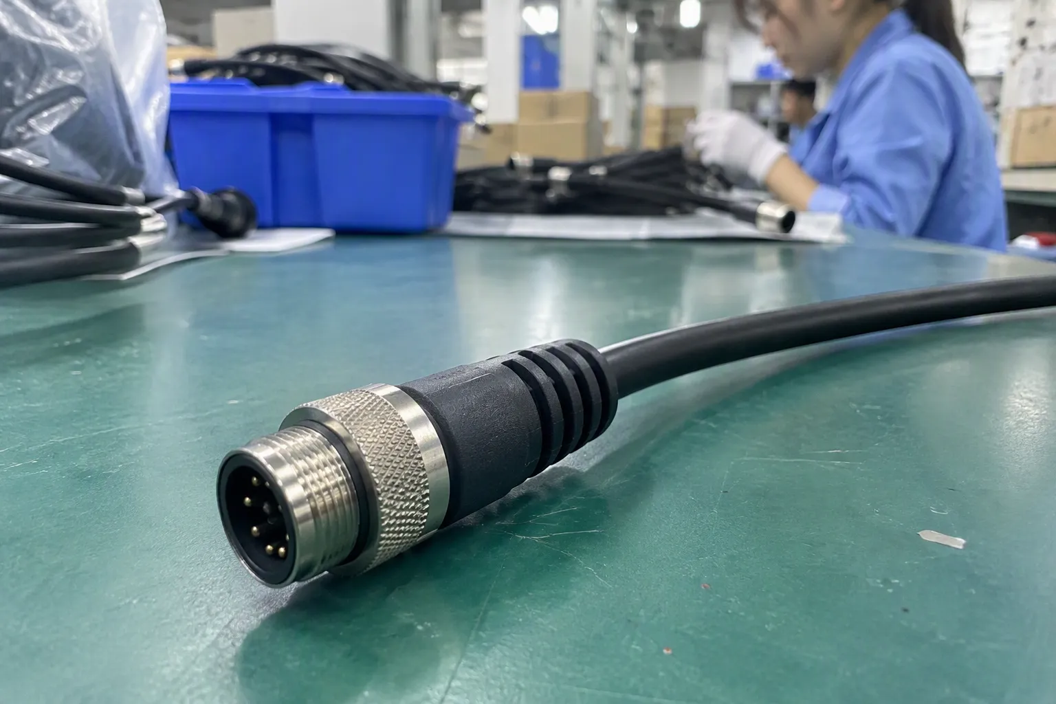 Connector and cable construction (from section: Connector and cable construction) — Connector and cable construction