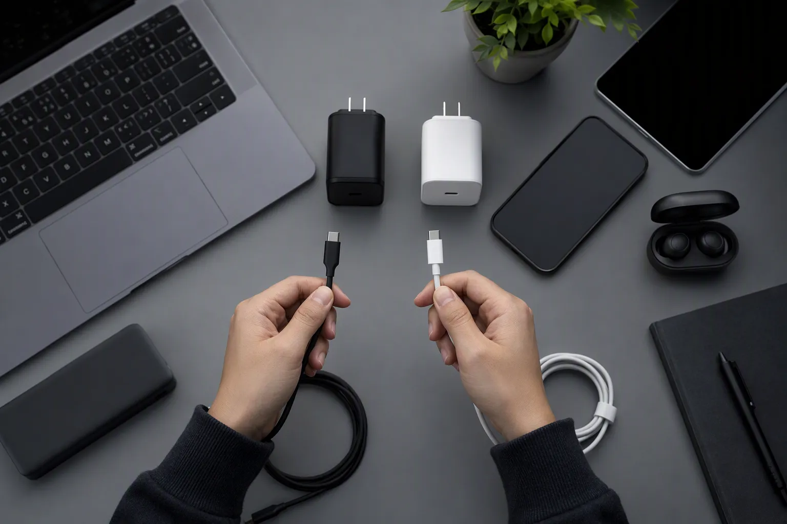 chargers (from section: What is the difference between USB-A to USB-C and USB-C to USB-C?) — What is the difference betw